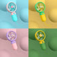 Fresh Breeze Moe Handheld Electric Fan – Cute Fruit Design Portable Mini Desk Fan